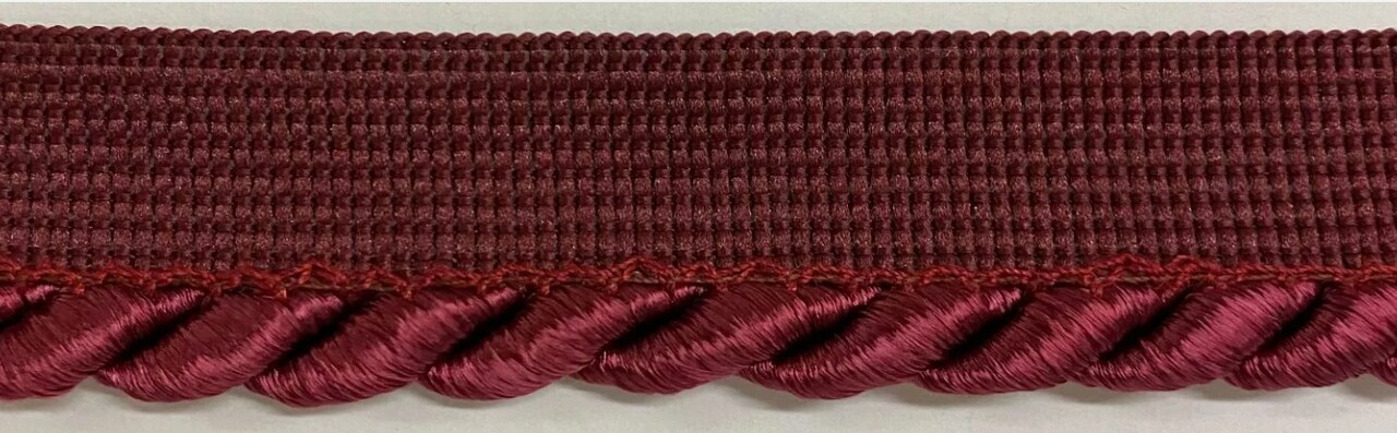 Large Twist Cord with Lip Piping Trimming - 6 Yards - Many Colors Available!